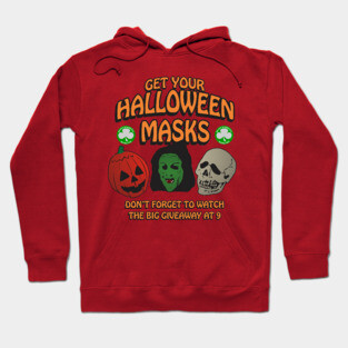 Silver Shamrock Halloween masks Hoodie