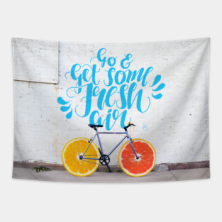 Go get some fresh air - Poster Art Tapestry