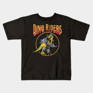 Dino-Riders The Adventure Begins 1988 Kids T-Shirt