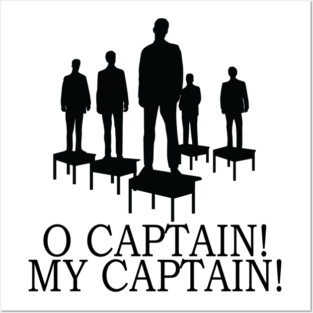O Captain My Captain Poetry Posters and Art