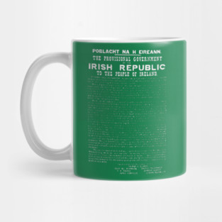 Irish Proclamation 1916 - Ideal for St Patrick's Day Mug