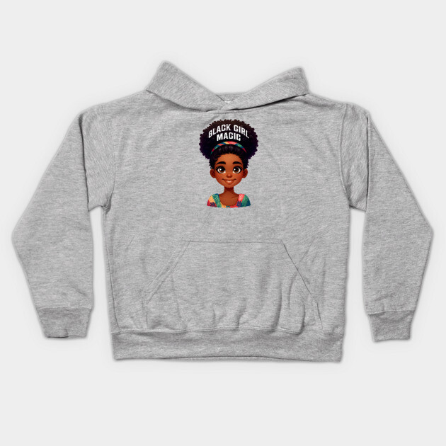 Black Girl Magic Kids Hoodie by UrbanLifeApparel