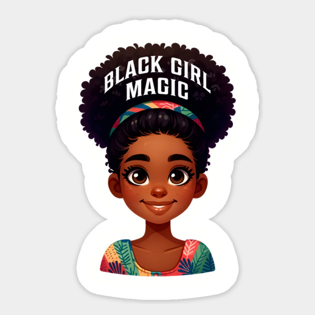 Black Girl Magic Magnet by UrbanLifeApparel