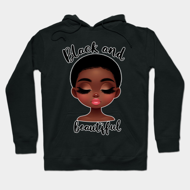 Black and Beautiful Hoodie by UrbanLifeApparel