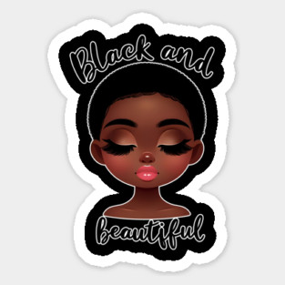 Black and Beautiful Magnet