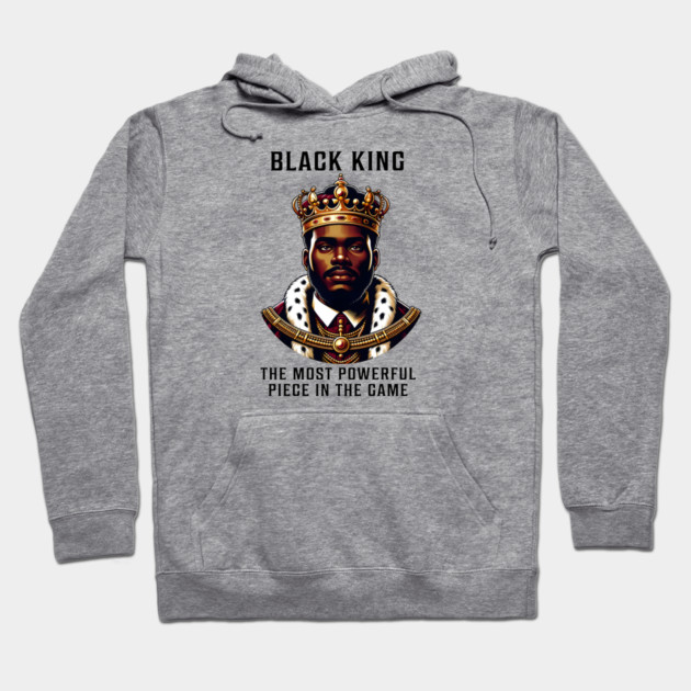 Black King - Black Man Hoodie by UrbanLifeApparel