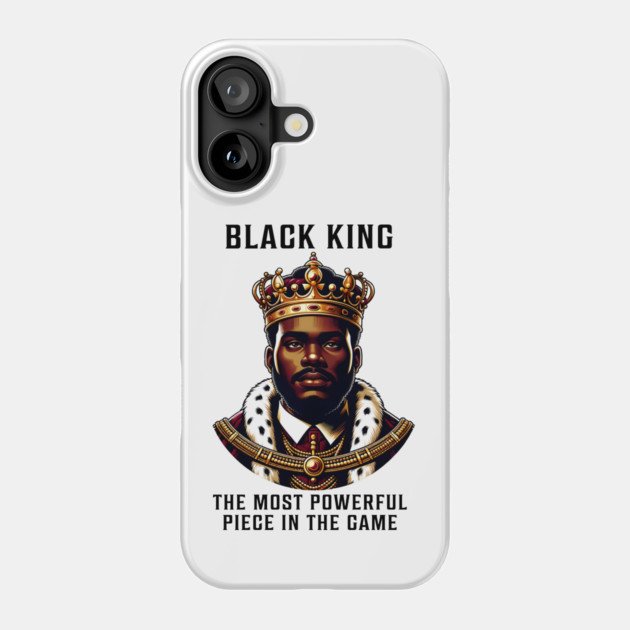 Black King - Black Man Phone Case by UrbanLifeApparel