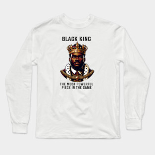 Black King - Black Man Long Sleeve T-Shirt