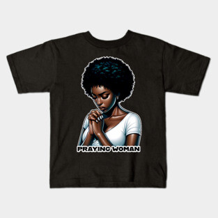 Praying woman Kids T-Shirt