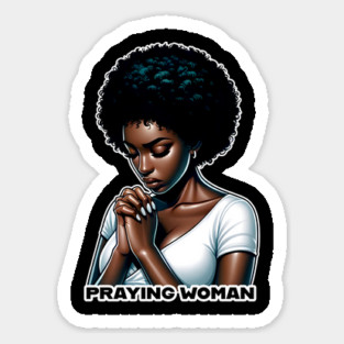 Praying woman Magnet