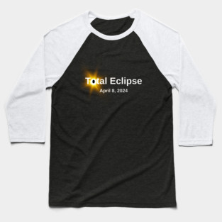 Total Eclipse 2024 Baseball T-Shirt