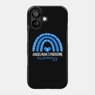I Wear Blue Angelman Syndrome Awareness Phone Case