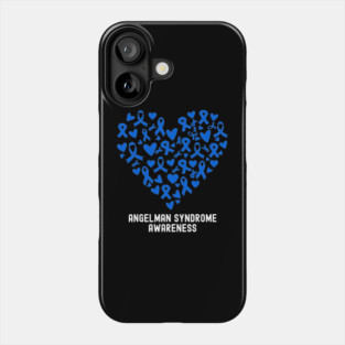 I Wear Blue Angelman Syndrome Awareness Phone Case