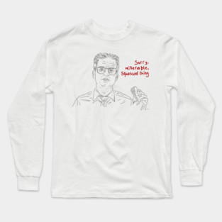 Falling Down: Whammy Burger [Outline] Long Sleeve T-Shirt