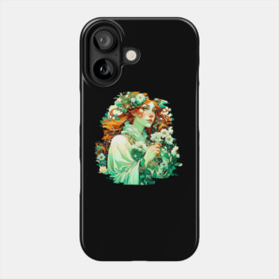 Art Nouveau Imbolc Celtic Spring Phone Case