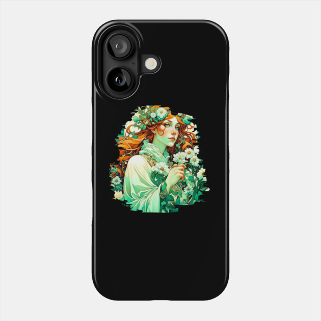 Art Nouveau Imbolc Celtic Spring Phone Case by HolidayBug