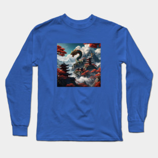 Dragon Graphic Long Sleeve T-Shirt