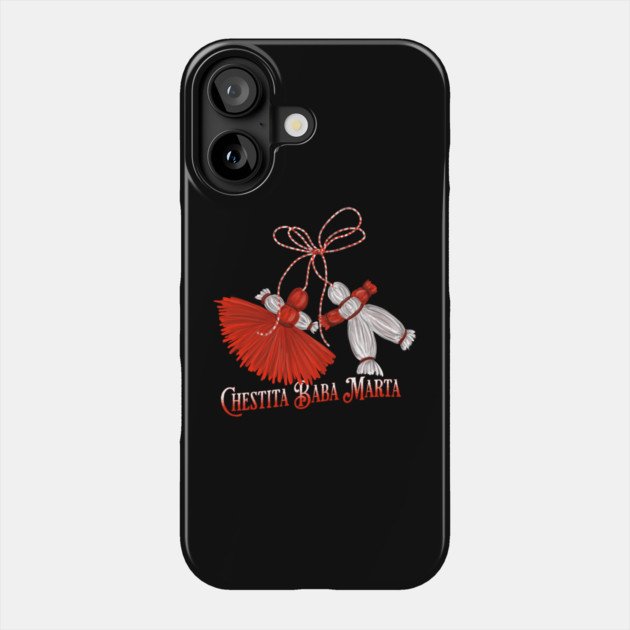 Chestita Baba Marta Martenitsas Phone Case by HolidayBug