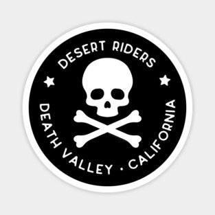 Desert Riders Death Valley California Magnet