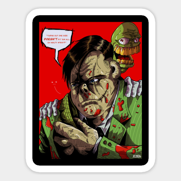 The Mask "Walter & Big Head" portrait (digital) Magnet by StagArtStudios