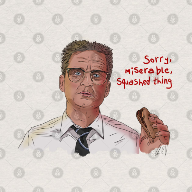 Falling Down: Sorry, Miserable, Squashed Thing by 51Deesigns