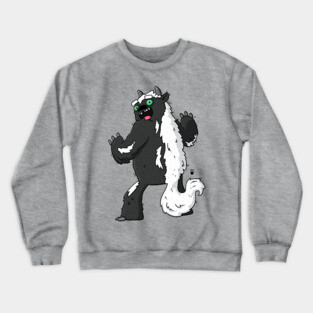 Stinky Skunk Monster Crewneck Sweatshirt