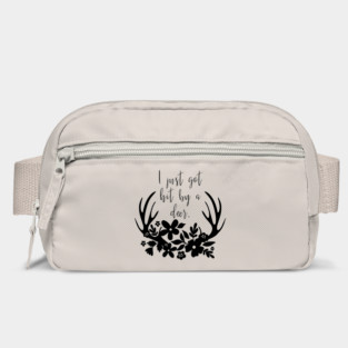 I just got hit by a deer! Bag