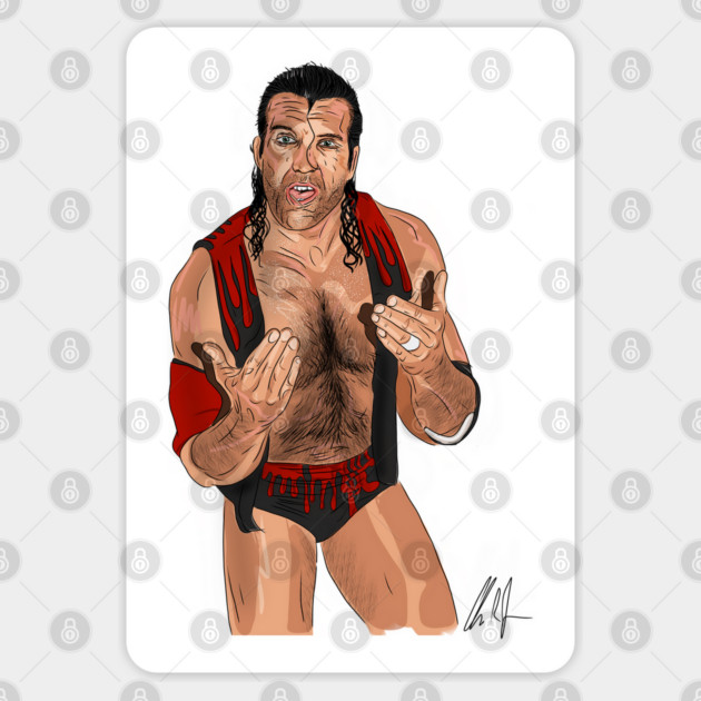 Scott Hall: Drippy Vest Sticker by 51Deesigns
