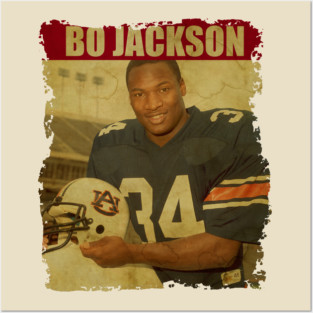 Bo Jackson - NEW RETRO STYLE Posters and Art