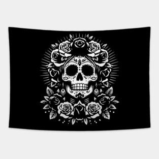 Santa Muerte Tapestry