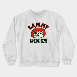 Mudwizard re-draws lammy rocks / um jammer lammy sheep girl Crewneck Sweatshirt