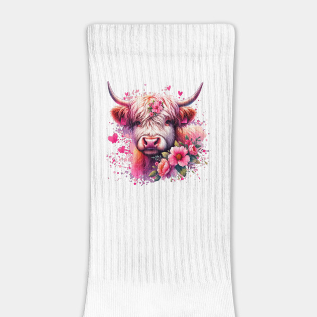 Valentine's Highland Cow by HolidayBug