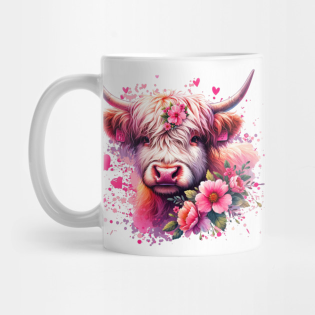Valentine's Highland Cow by HolidayBug
