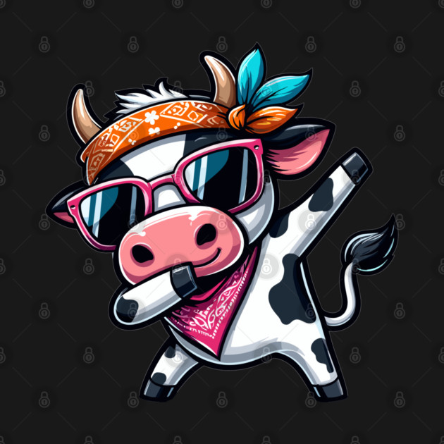 Dabbing Cow by JessArty