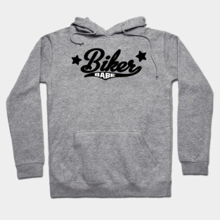 Biker Babe Design Hoodie