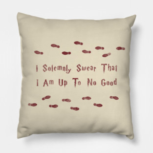 The Marauders Red Pillow