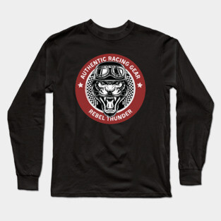 Rebel Thunder Racing Gear Panther Long Sleeve T-Shirt