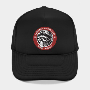 Rebel Thunder Racing Gear Skull Hat