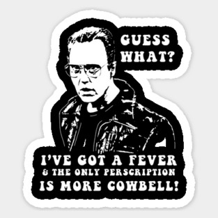 More cowbell Sticker
