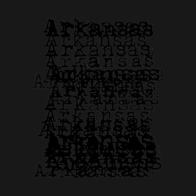 Arkansas - Bad Type (drk) by rt-shirts