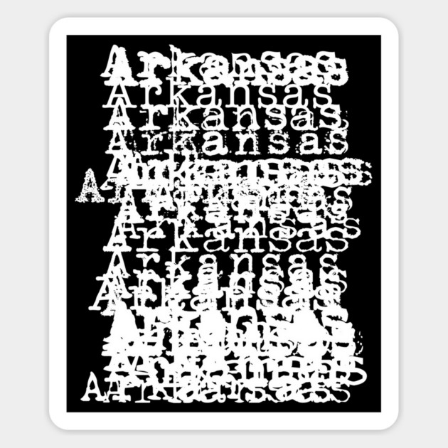 Arkansas - Bad Type (lt) Magnet by rt-shirts