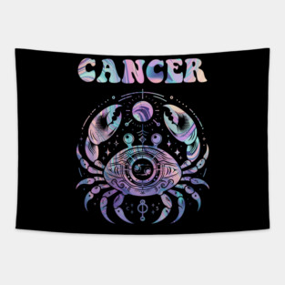 Cancer Zodiac Sign Birthday June July Astrology Tapestry