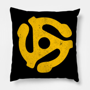 45 RPM Record Adapter Pillow
