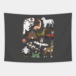 Avatar Menagerie Tapestry