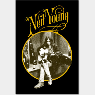 Classic Style Neil Young Posters and Art