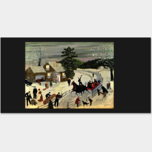 grandma moses Posters and Art