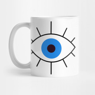 preppy evil eye Mug