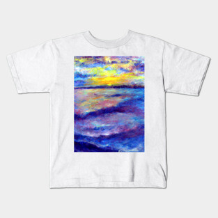 Edisto, South Carolina Ocean Sunrise Kids T-Shirt