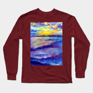 Edisto, South Carolina Ocean Sunrise Long Sleeve T-Shirt