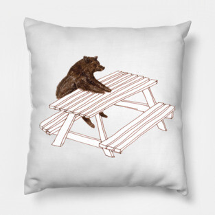 Picnic bear Pillow